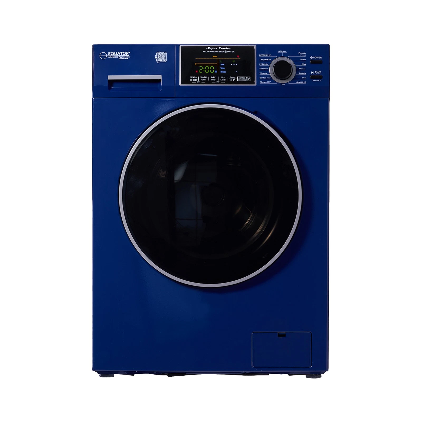Equator CONVERTIBLE Washer-Dryer 18lb/1.9cf SANITI